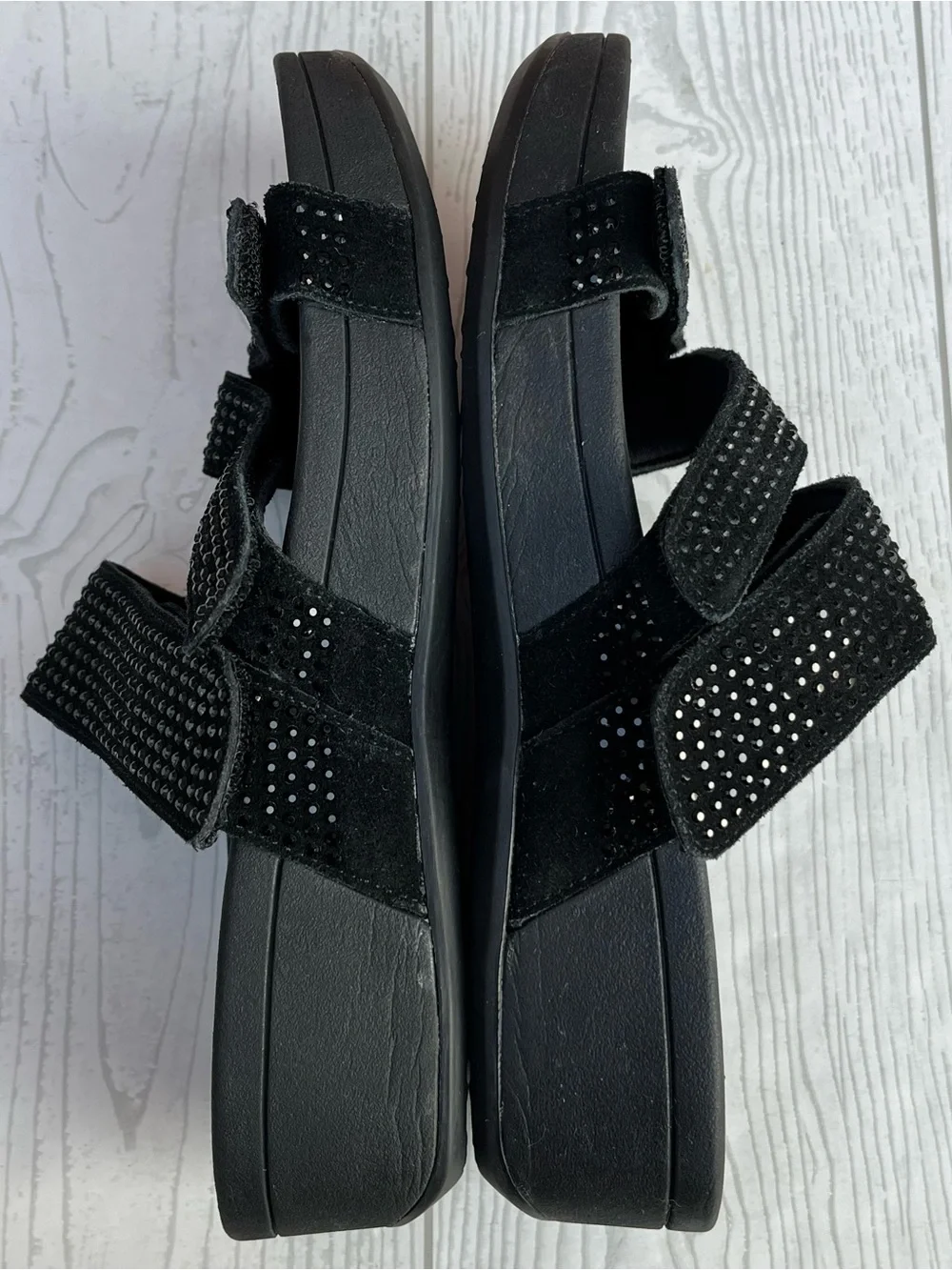 Vionic Alexis Slip On Slide Sandals Black Size 9 - Picture 5 of 10
